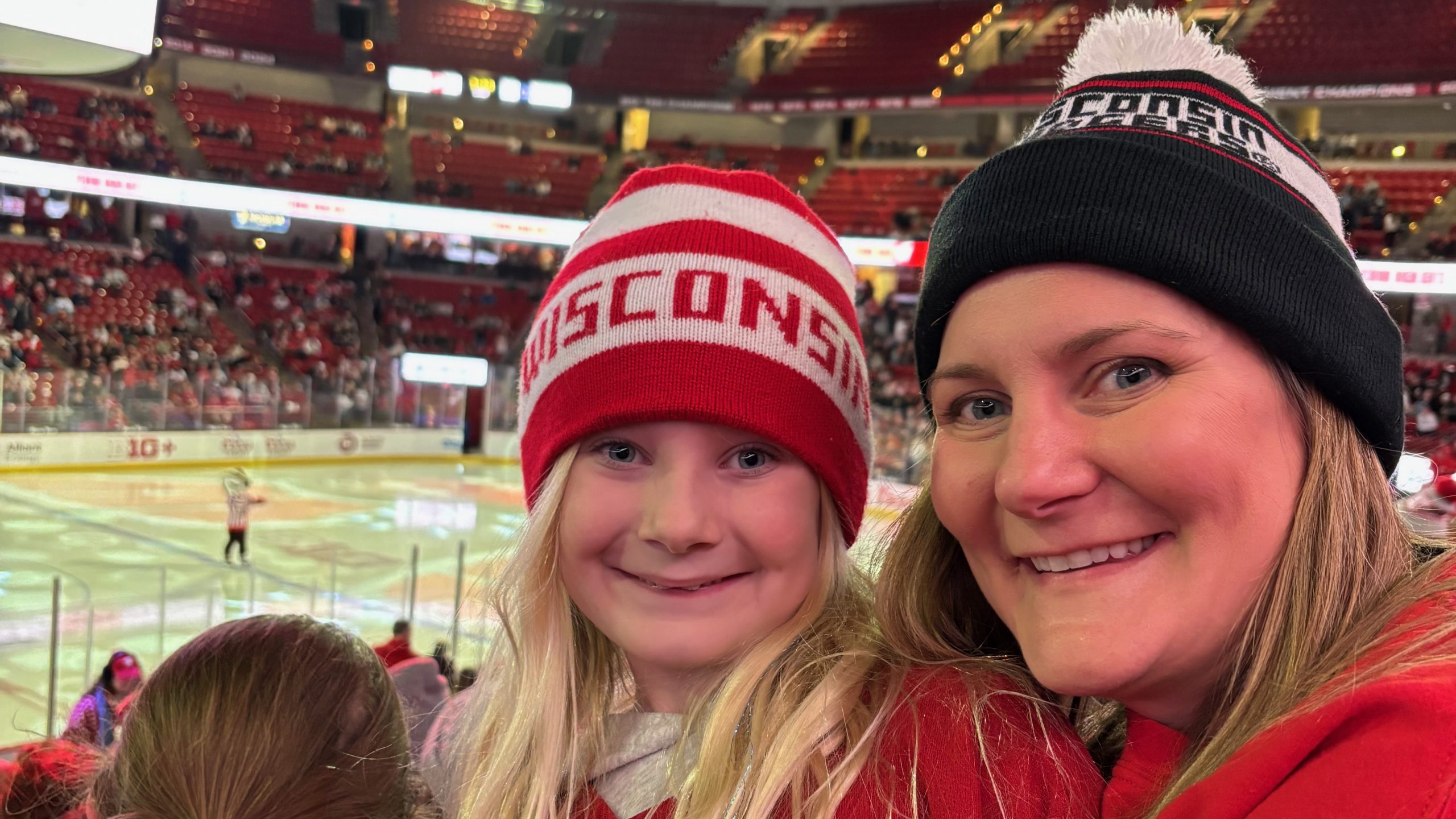 Emmy’s First Badger Hockey Game